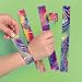 Tie Dye Slap Bracelets - 12 per unit