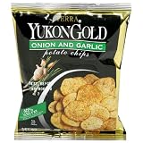Terra Yukon Gold Potato Chips, Onion & Garlic, 1-Ounce Bags (Pack of 24)