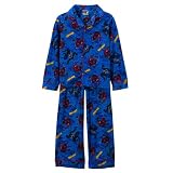 Boys' Spiderman 2pc PJ Coat Set Blue/Red