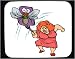 Decorated Mouse Pad with bug, human, body, insect, individuals, individual, persons, ...