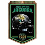 NFL Jacksonville Jaguars 11-by-17 Wood Sign Traditional Look