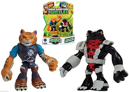 Tiger Claw & Newtralizer Half Shell Heroes 2.5 Inch Figures