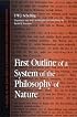 First Outline of a System of the Philosophy of Nature (Contemporary Continental Philosophy)
