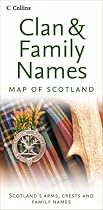 Clan and Family Names Map of Scotland (Pictorial Maps)
