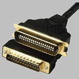 Printer Cable, Parallel, 6' Long, Black (CCS55180)