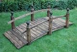 WOODEN GARDEN BRIDGE/ GARDEN FURNITURE/ KOI POND BRIDGE