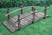 WOODEN GARDEN BRIDGE/ GARDEN FURNITURE/ KOI POND BRIDGE