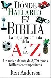 cover of Dónde Hallarlo En La Biblia De La A A La Z