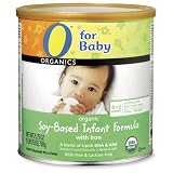 O Organics for Baby Organic Soy Based Infant Formula with Iron, 25.7-Ounce Canister