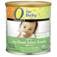 O Organics for Baby Organic Soy Based Infant Formula with Iron, 25.7-Ounce Canister
