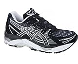 ASICS Damen Gel-Evolution 6 Laufschuhe, Schwarz/WeiÃ?/Silber, 40
