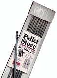 Rutland Products 25P-5-1/4-Inch 20 Threading by 5-Foot Flexible Pellet Stove Rod