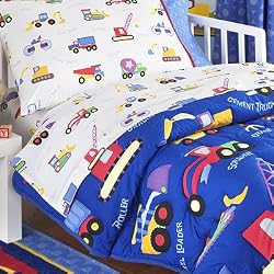 Olive Kids Under Construction Toddler Comforter Bed Set