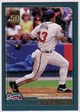 2001 Topps Baseball Atlanta Braves Team Set