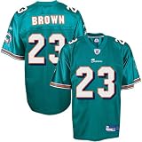 Ronnie Brown Jersey Reebok Aqua Replica #23 Miami