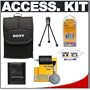 Sony CyberShot LCS-CST Soft Carrying Case + Accessory Kit for DSC-T700, DSC-T500, DSC-T77, DSC-T90, DSC-T900, DSC-W220, DSC-W230, DSC-W290, Digital Cameras