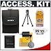Sony CyberShot LCS-CST Soft Carrying Case + Accessory Kit for DSC-S750, DSC-S780, DSC-T100, DSC-T200, DSC-T300, DSC-W120, DSC-W130, DSC-W200, DSC-W300 Digital Cameras