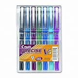 Precise® V5 Rolling Ball Pen, Extra Fine Point, Seven-Pen Pack (PIL26015)