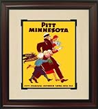 Pitt Panthers vs Minnesota Vintage Program Art (Framed) - 1934