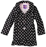 Pink Platinum Toddler Girls Hooded Windbreaker Jacket - Black (Size 3T)