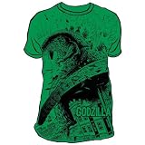 Godzilla Smash Big Print Subway T-Shirt In Kelly Green
