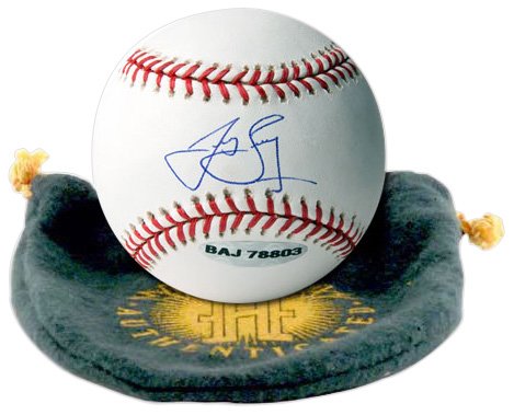 Upper Deck James Loney Autographed Baseball (UDA)