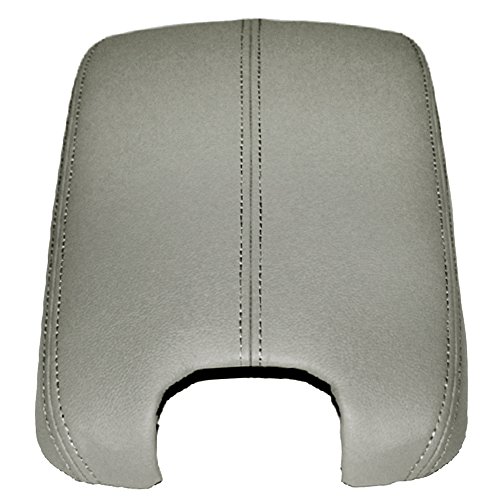 Real Genuine Synthetic Leather Center Console Lid Armrest Cover Upholstery Gray For Honda Accord 2008-2012 08-12