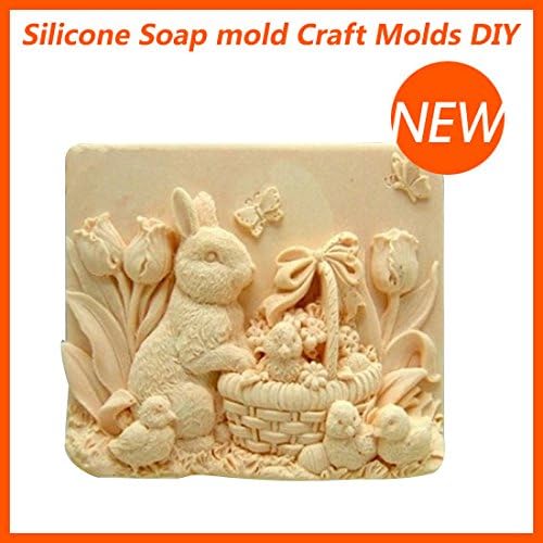 Cjeremy2000 C61 Rabbit Butterfly Craft Art Silicone Soap mold Craft Molds DIY Handmade Candle Molds