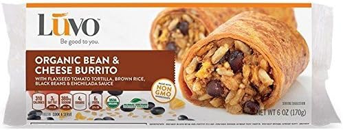 LUVO Bean and Cheese Burrito, 6 Ounce (Pack of 12) by Luvo