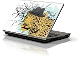 Skinit Protective Skin (Fits Latest Generic 17 Laptop/Netbook/Notebook); Jaguar and Hat
