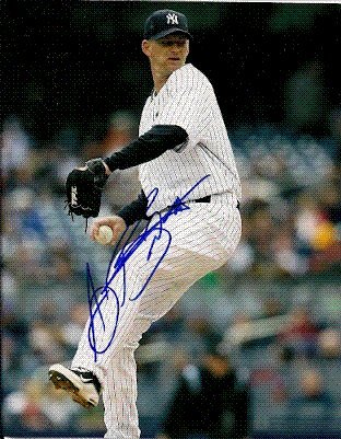 A. J. Burnett Autographed/Hand Signed New York Yankees 8x10 Photo