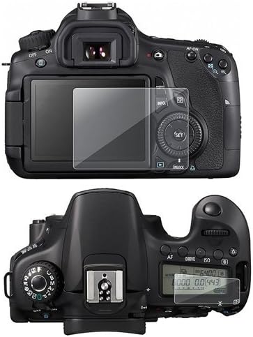 eForCity® 3x LCD Screen Protector Cover Compatible with Canon Camera EOS 60D