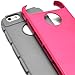iPhone 6 Plus Case, MagicMobile® Cute Protective Hard Shockproof [Drop Protection] Fashion Cover for Apple iPhone 6 Plus (5.5') Impact Resistant Hybrid Thin Armor Case [ Hot Pink / Gray ] with Clear Screen Protector.