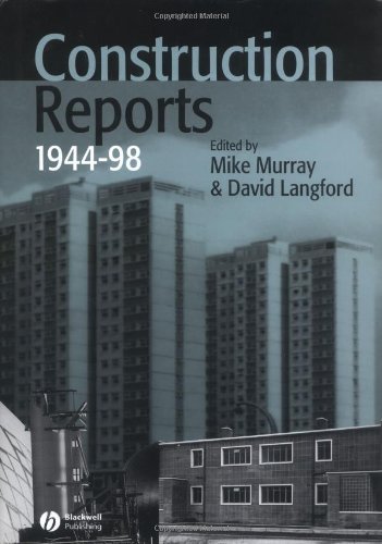 Construction Reports 1944-98 On Sale