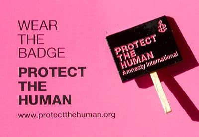 Protect The Human Pin - Pink
