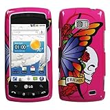 MyBat LG Apex / Ally Phone Protector Cover - Best Friend Hot Pink