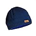 CacheAlaska Beanie Navy Blue Knit Hat - Premium Wool Blend - Designed