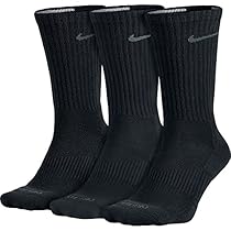 [SX4827-001] NIKE 3PPK DRI FIT CUSHION CREW COTTON SOCKS ACCESSORIES SOCKS NIKEBLACK

