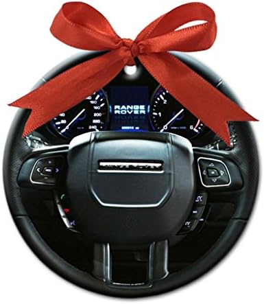 Land Rover Range Rover Evoque_SMW Custom Personalized Round Ceramic Ornaments Crafts Home Decoration Ornaments Christmas Gift