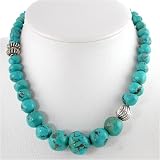 Sterling Silver and Turquoise Nugget Style Choker, #8820