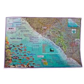 California Dive Maps - Laminated - Channel Islands