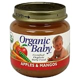 Organic Baby Organic Baby Food, Apples & Mangos, 4-Ounce Jars (Pack of 24)