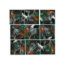 B Dazzle Forest Animals Scramble Squares 9 Piece Puzzle