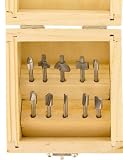 SE 10 pc. Mini Router Bits Set (For Dremel Tools)