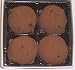 Gourmet Food : Scott's Cakes Cocoa Covered Dark Chocolate Truffles 4 Pack Box