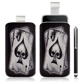 Housse coque �tui pochette pour Apple Ipod Touch 1G/2G/3G/4G avec motif + stylet luxe