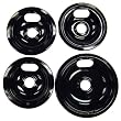 Range Kleen P10124XZ Porcelain Universal Set Of 4 Containing 3 Units P101, 1 Unit P102, Black