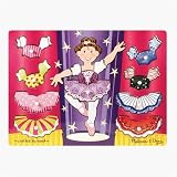 Melissa & Doug Peg Puzzle BALLERINA DRESS-UP MIX 'N MATCH