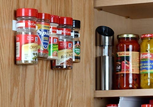 SpiceStor Organizer Rack 20 Cabinet Door Spice Clips by SpiceStor