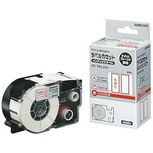【クリックで詳細表示】KOKUYO NS-TBL22R ラベルカセットインデックス赤大インク赤
